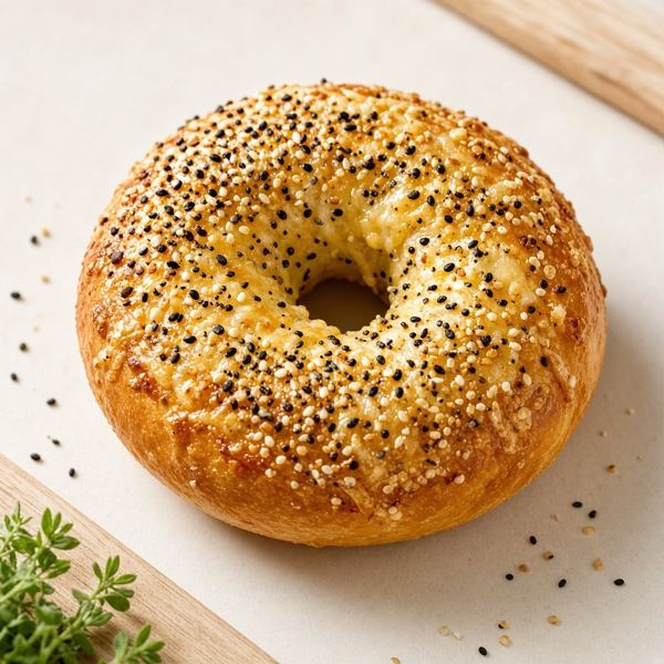 Asiago Everything Bagel from Panera Bread menu