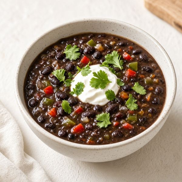 Black Bean Soup from Panera Bread menu