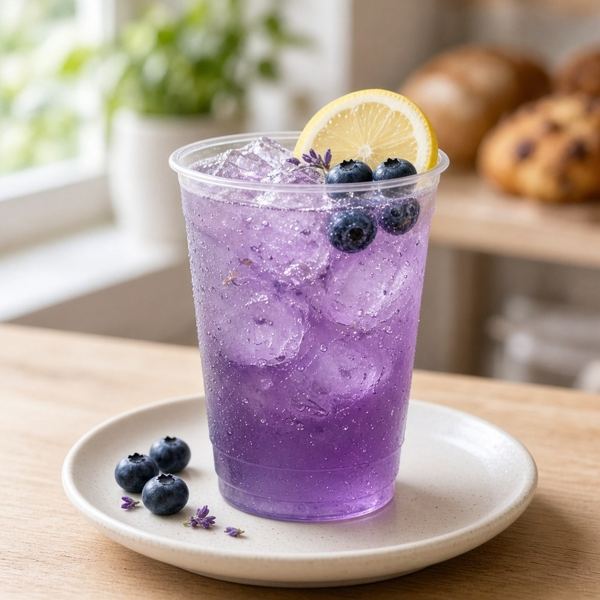 Blueberry Lavender Lemonade from Panera Bread menu