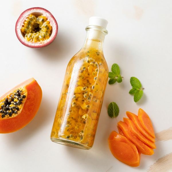 Bottled Passion Fruit Papaya Green Tea from Panera Bread menu