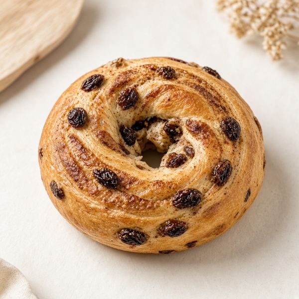 Cinnamon Swirl & Raisin Bagel from Panera Bread menu