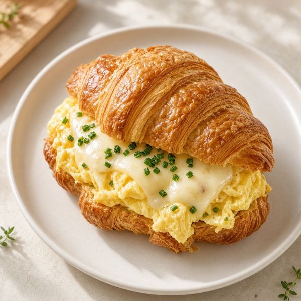 Croissant Egg & Cheese Sandwich from Panera Bread menu