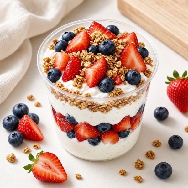 Greek Yogurt with Berries Parfait from Panera Bread menu