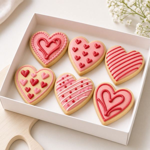 Heart Cookie 6-Pack from Panera Bread menu