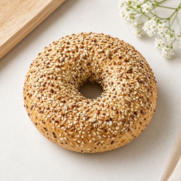 Multigrain Bagel Flat from Panera Bread menu