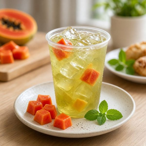 Passion Papaya Green Tea from Panera Bread menu